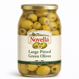 Novella store udstenede oliven