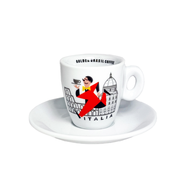En kaffekop med underkop
